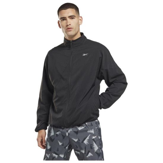 Reebok Ανδρικό αντιανεμικό μπουφάν Running Woven Wind Jacket Reebok Ανδρικό αντιανεμικό μπουφάν Running Woven Wind Jacket